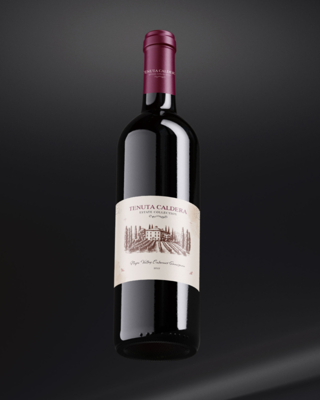 Tenuta Caldera 2022 Napa Valley Cabernet Sauvignon Bottle